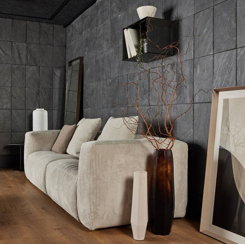 Canapé Triss en Velours cotelé Alba