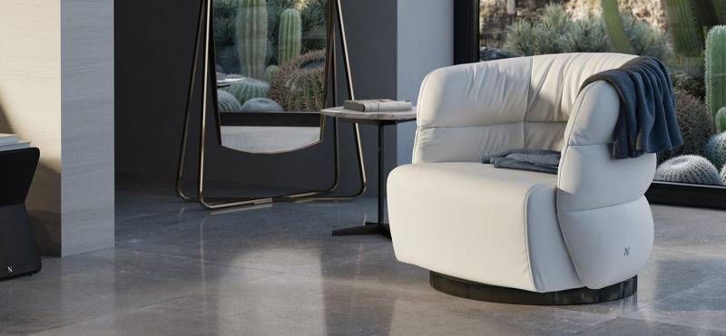 Fautauil tendance Couture chez Natuzzi